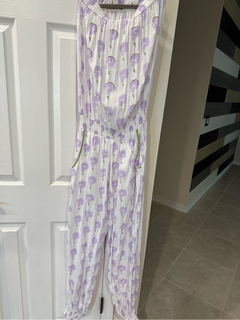 Women’s Lavender Floral Jumpsuit